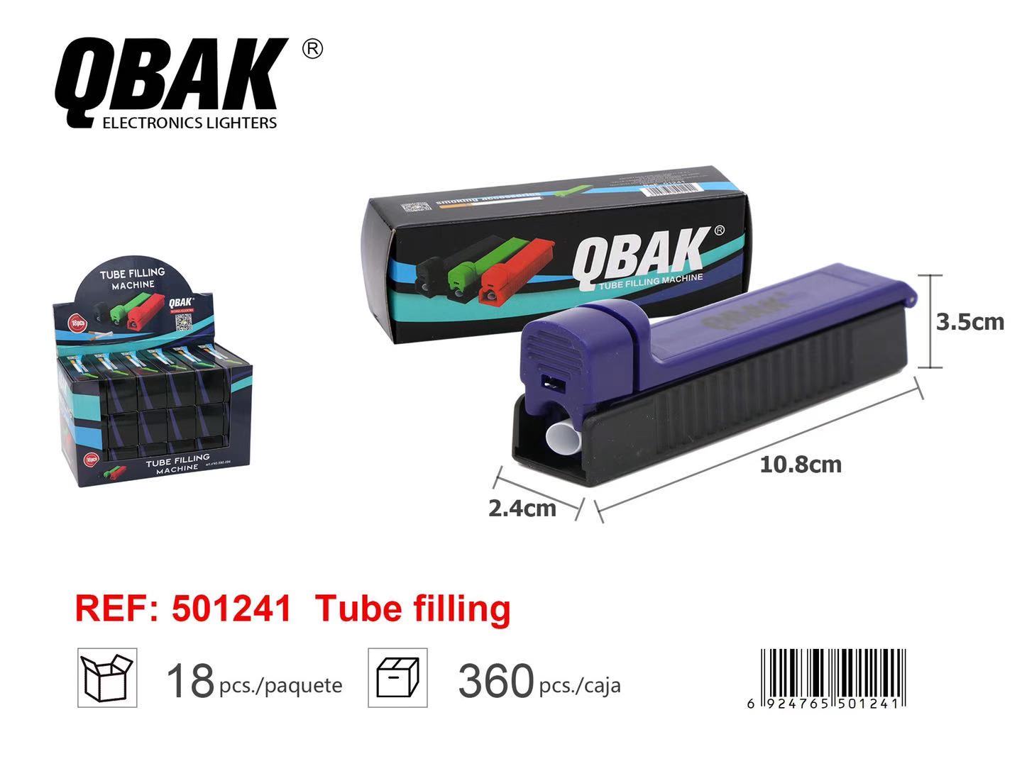 Injector para tubos cigarrillos Qbak 501241 – UNIHOGARILLESCAS
