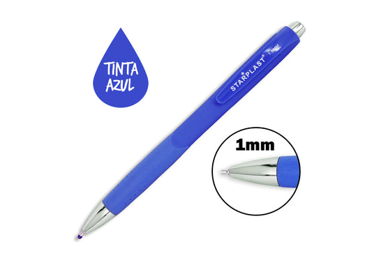 Bolígrafo 1.0Mm Tinta Gel Azul