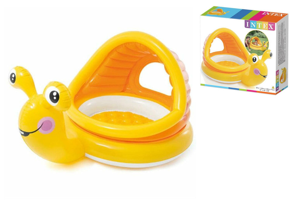 Comprar Piscina Bebé Caracol Con Sombrilla. de INTEX- Kidylusion