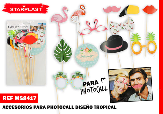 Accesorio Photocall 12U Diseño Tropical