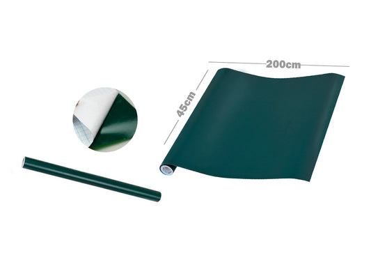 Pizarra Adhesiva Verde Con Tizas 45X200Cm