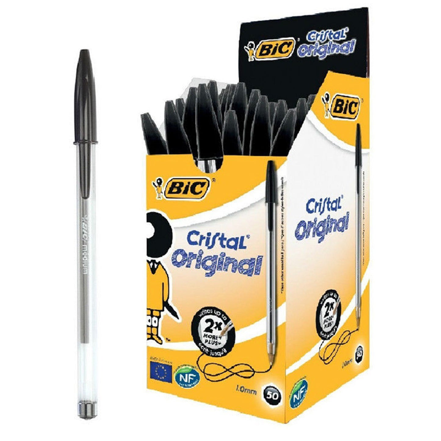 Boligrafo Bic Cristal 1.0mm Negro