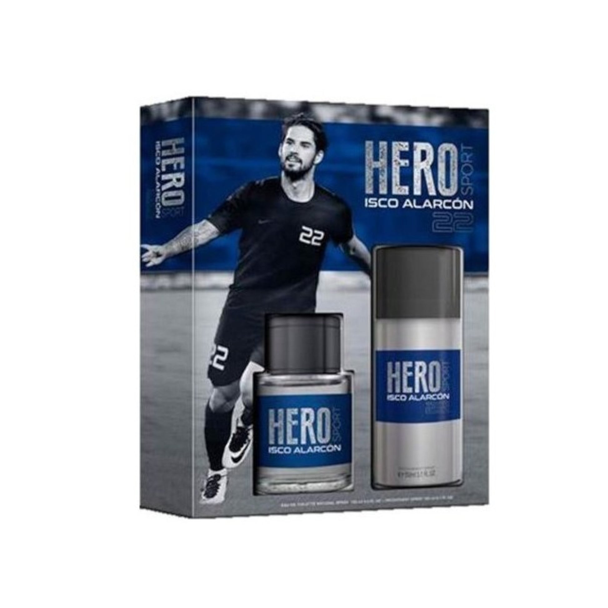 Hero Isco Alarcón Sport Estuche Colonia para Hombre 100ml y Aftershave 75ml