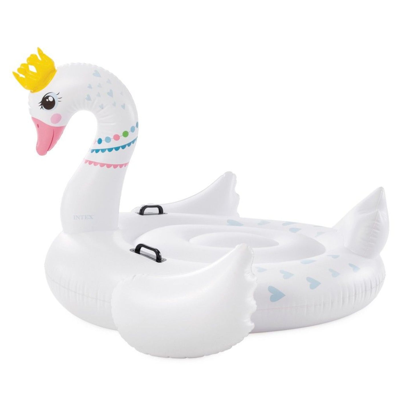 Intex Flotador Cisne Colchoneta Hinchable de Plástico 142x137x99 Cm +6años