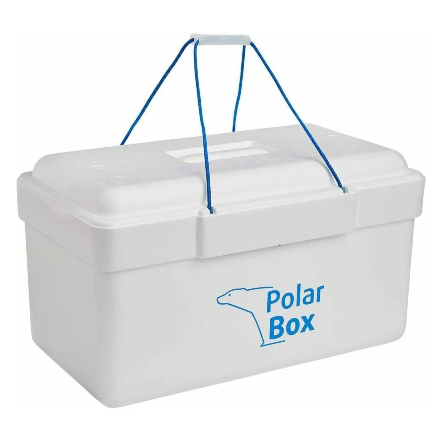 Polarbox Nevera de Corcho Blanca Rectangular con asa 13 o 25L