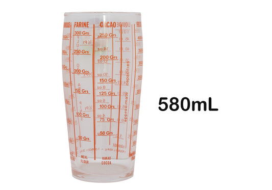 Copo medidor de vidro de 580mL