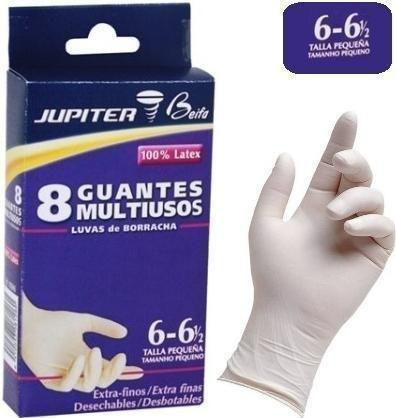 GUANTE JUPITER LATEX MULTIUSOS X8 PQ