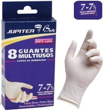 GUANTE JUPITER LATEX MULTIUSOS X8 MD