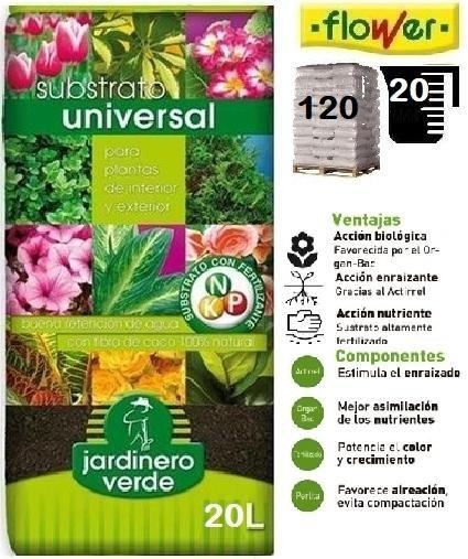 SUBSTRATO FERTILIZADO JARDINERO VERDE 20