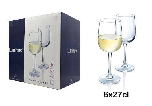 Set 6 copas cristal 27cl Versailles