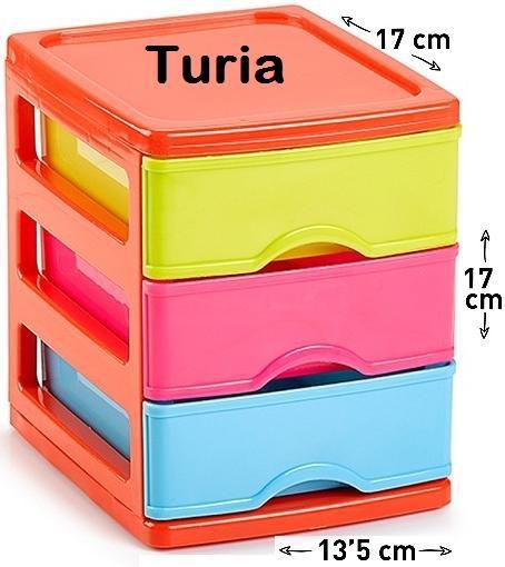 CAJONERA TURIA FORTE X3 MULTICOLOR