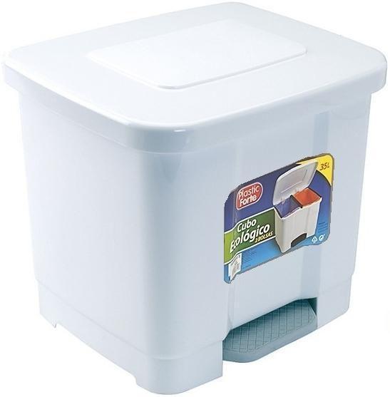 CUBO PEDAL ECOLóGICO FORTE 35L. BLANCO