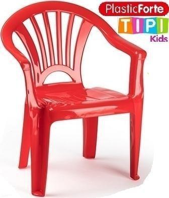 CADEIRA INFANTIL MOD.: TIPI FORTE VERMELHO