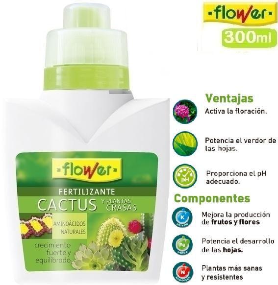 FERTILIZANTE FLOWER CACTUS 300ML.