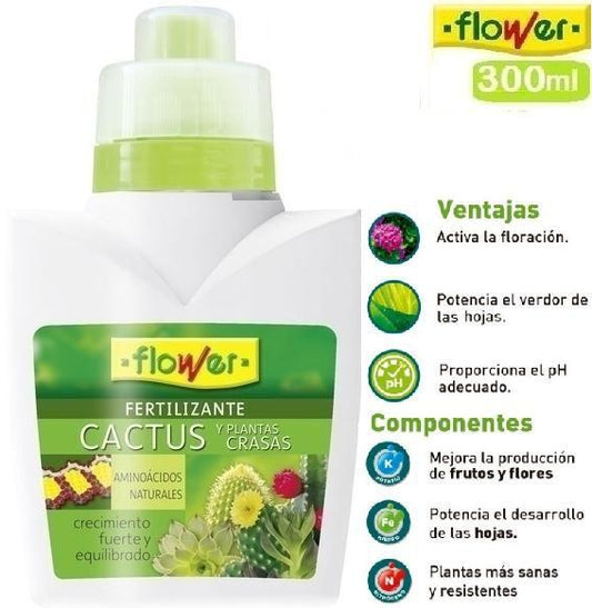 FERTILIZANTE FLOWER CACTUS 300ML.