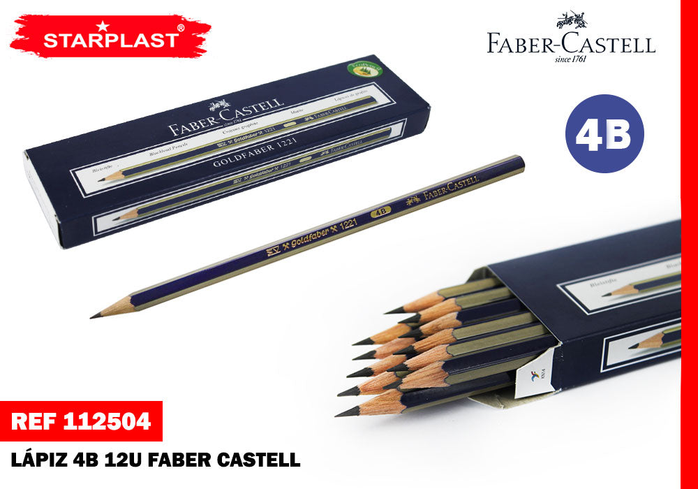 Lápiz 4B Faber Castell