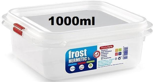 MARMITA QUADRADA FROST FORTE 1000 ML TRAN