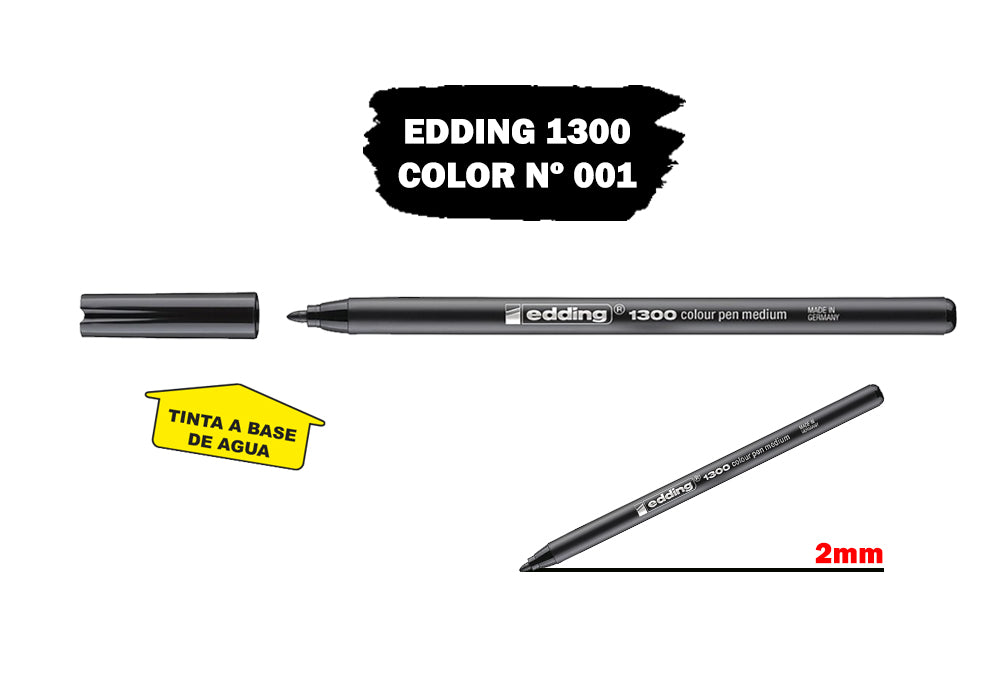 Eu-Edding 1300 N`1 Negro