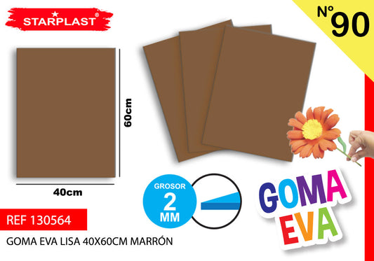 Eva 40X60Cm N90 Marron 10U