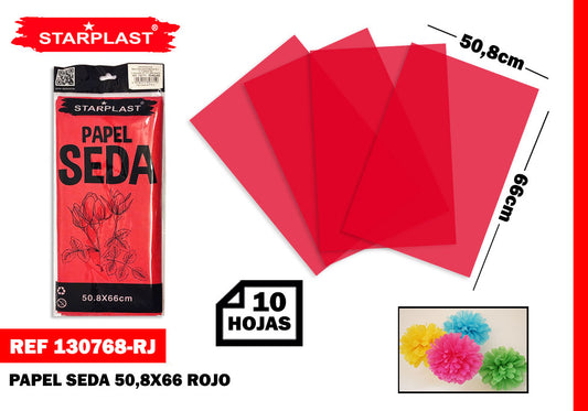 Papel Seda 10H Rojo