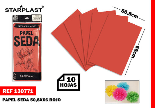 Papel Seda 10H Rojo