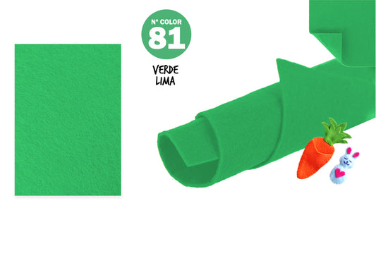 Fieltro 40X60Cm N81 Verde Lima
