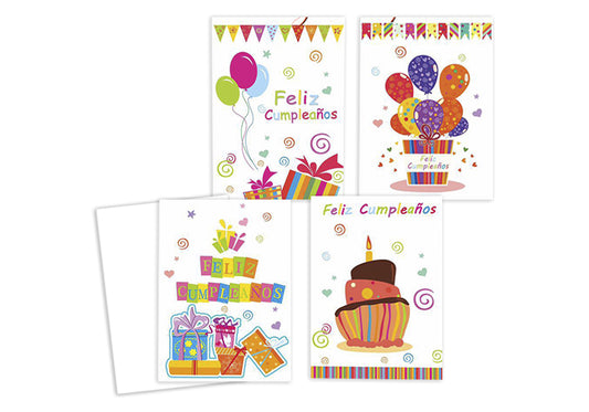 Cartão de felicitações 120X170Mm Aniversário