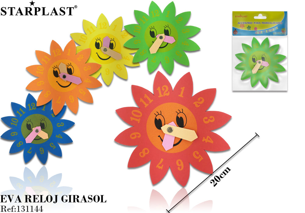 Reloj Goma Eva Girasol