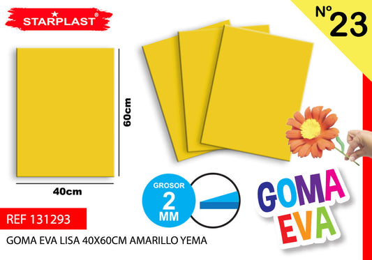 Eva 40X60Cm N23 Amarillo Yema 10U