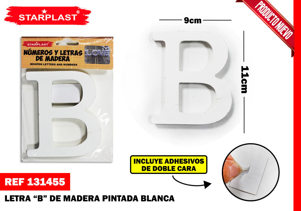 Letra Madera B 11Cm