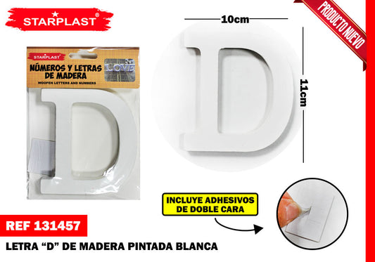 Letra Madera D 11Cm