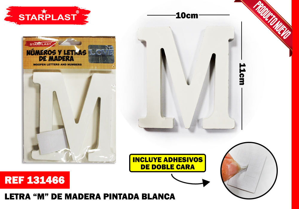 Letra Madera M 11Cm