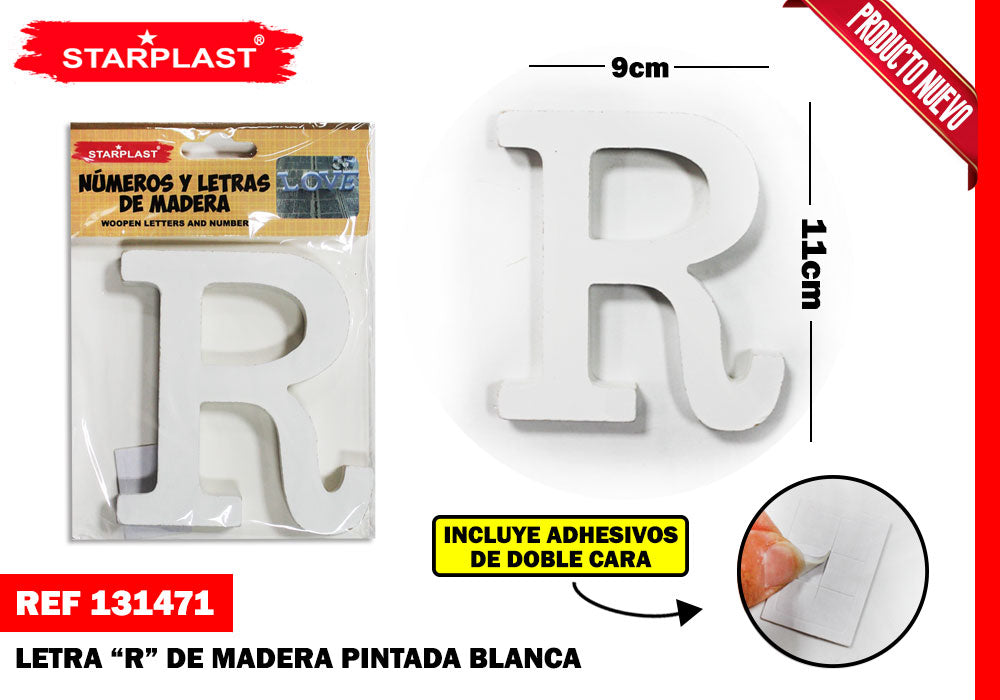 Letra Madera R 11Cm