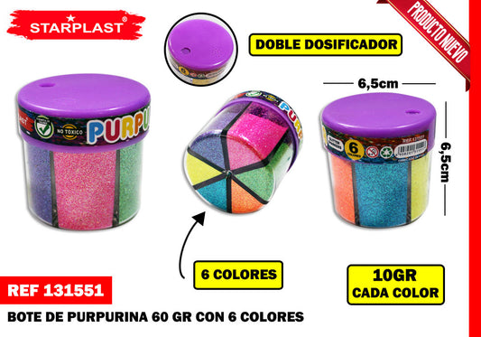 Purpurina En Polvo 6X10G