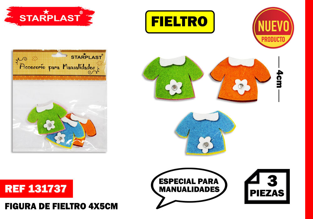 Roupas de feltro 3 peças