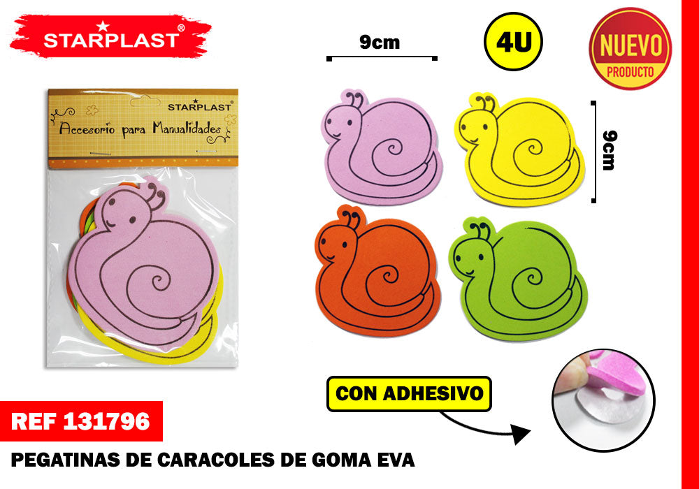 Figura de borracha Eva Caracol 90Mm 4U