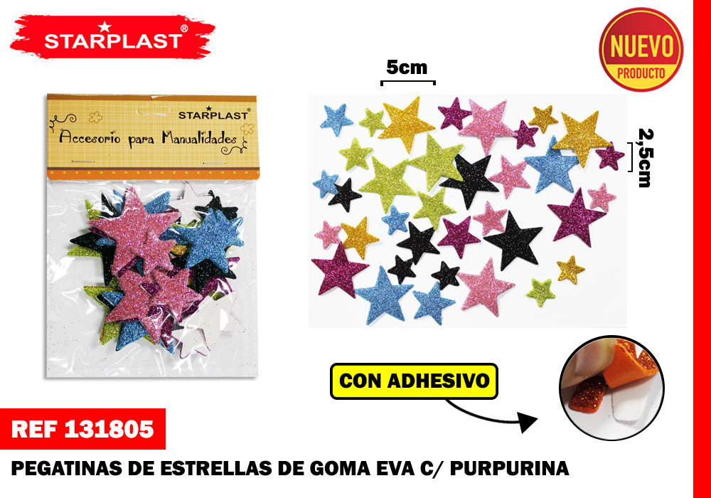 Adesivo Estrela de Eva C/Pur.