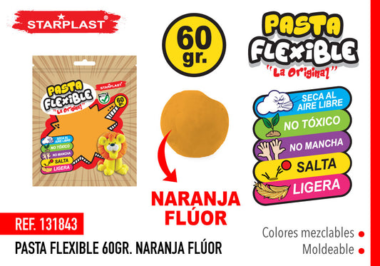 Pasta Frexible 60G Naranja