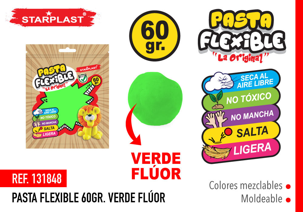 Pasta Flexible 60G Verde