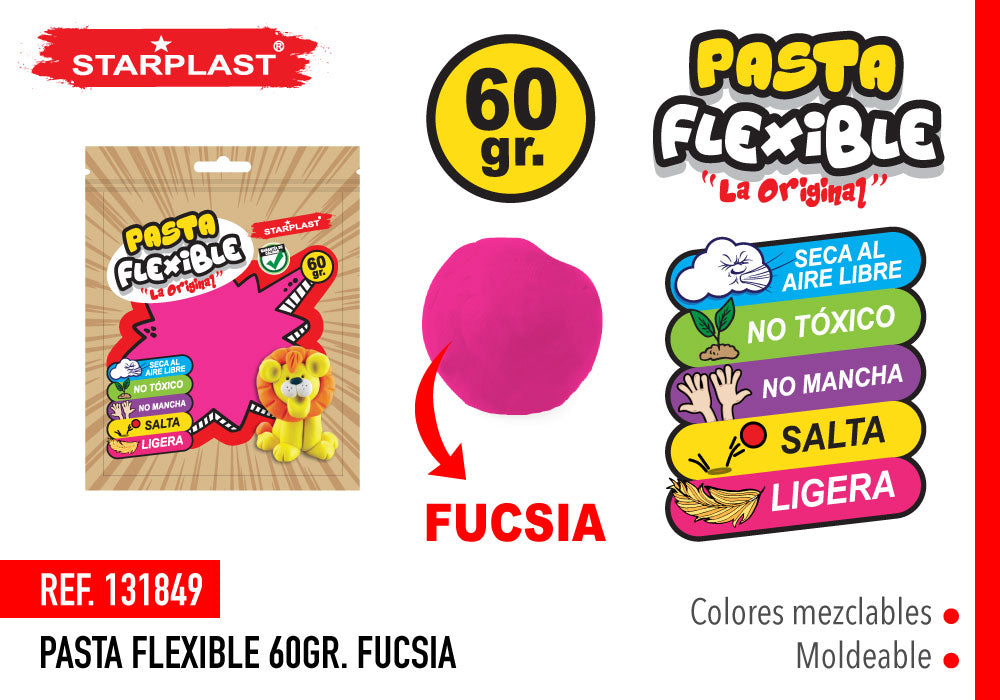 Pasta Flexible 60G Rosa