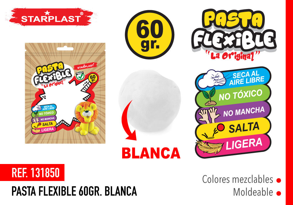 Pasta Flexible 60G Blanco