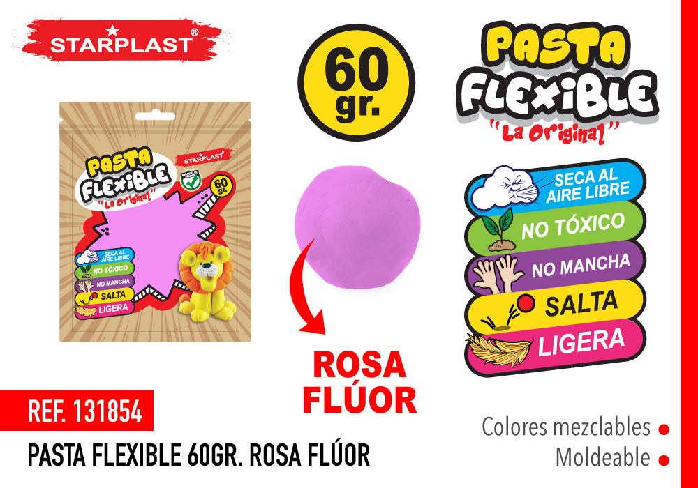 Pasta Flexível 60G Fúcsia