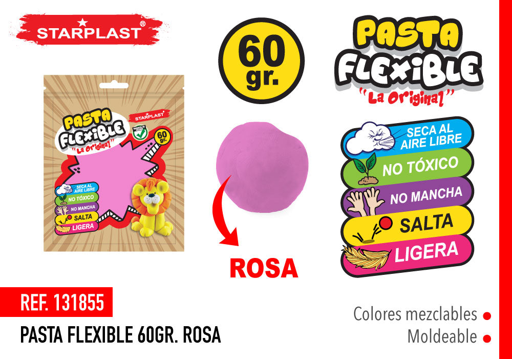 Pasta Flexível 60G Magenta