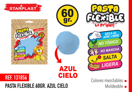 Pasta Flexible 60G Azul Cielo