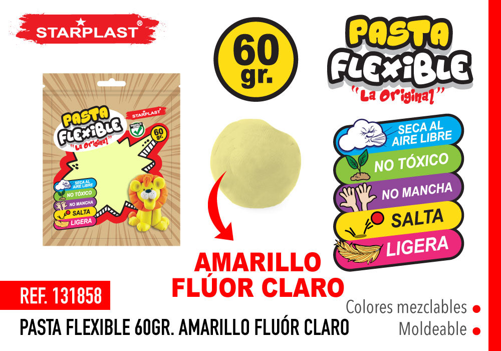 Pasta Flexible 60G Amarillo