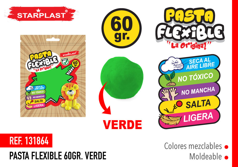 Pasta Flexible 60G Verde