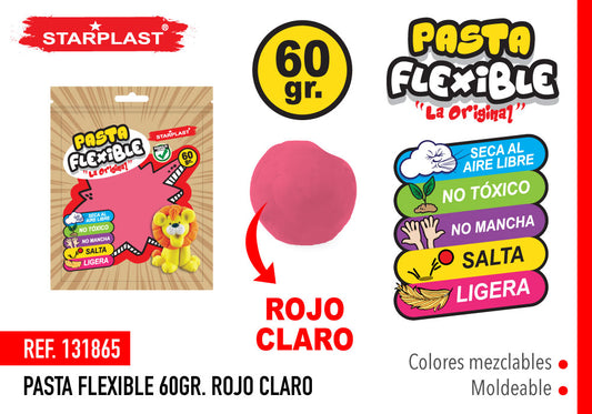 Pasta Flexible 60G Rojo