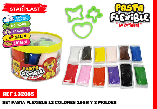 Conjunto de Pasta Flexível 15Gx12