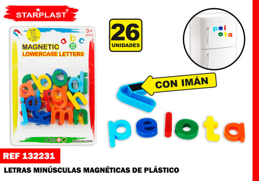 Letras magnéticas de plástico