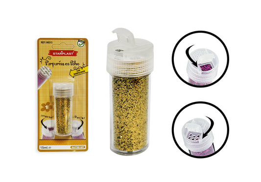 Pó Glitter Dourado 15Ml